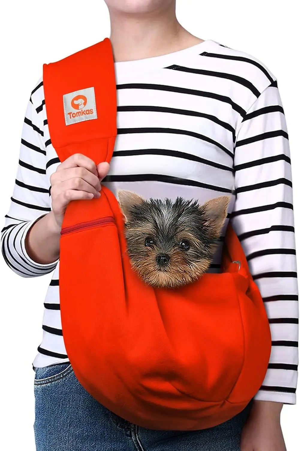 Small Dog Sling Carrier Breathable Wrap Pet Pouch Dogs Cats 3–10 lbs -all colors