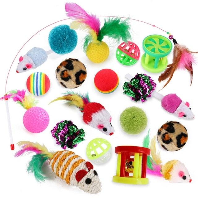 Cat Toys Mouse Shape Assortments  Shapes Interactive Pet Toys.