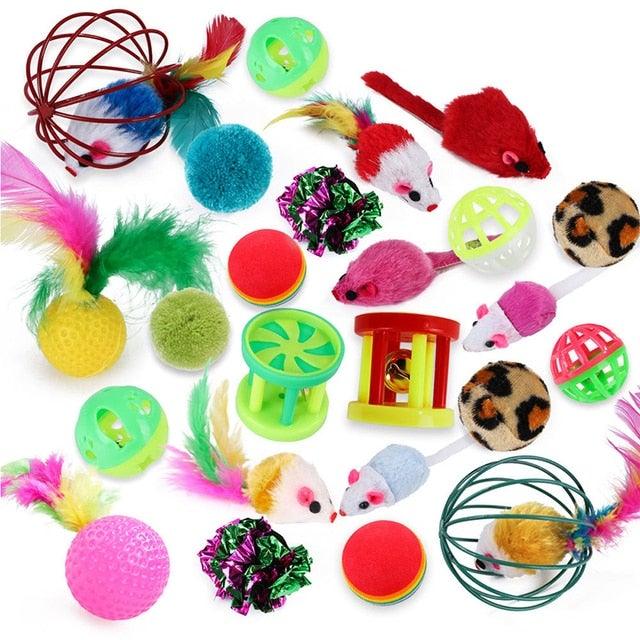 Cat Toys Mouse Shape Assortments  Shapes Interactive Pet Toys.