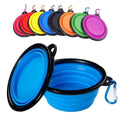 Universal Colorful Collapsible Silicone Dog Food & Water Bowl Foldable Cup